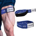 BFR BANDS Rigid Blood Flow Restriction Bands, Resistance Bands for Home Gym Workout, Occlusion Training Straps with for Men and Women - Set of 2 Straps
