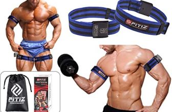 FITIZ Occlusion Bands Blood Flow Restriction Bands Flexible for Arms and Legs Get Lean Muscles and Achieve Fast Growth Without Heavy Weights Bodybuilding Blood Resistance Bands