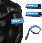 Powertao Occlusion Training Bands, Blood Flow Restriction Bands, Works for Arms, Women's Glutes Insulation Exercices, Help Gain Muscle, Strong Strap + Quick-Release - 2pcs