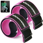 RENRANRING EverTrim Fitness Resistance Exercise Bands for Legs and Butt,Workout Bands Hip Bands Wide Booty Bands Sports Fitness Bands Stretch Resistance Loops Band Anti Slip Elastic, Pink