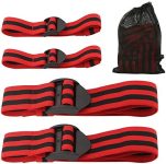 Yaegoo Occlusion Bands,4 Pack (2 Bicep Bands,2 Leg Bands), Comfortable Elastic Bands for Blood Flow Restriction Training and Fast Muscle Growth Without Lifting Heavy Weights