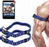 BFR BANDS Blood Flow Restriction Bands, Exercise Straps for Occlusion Training, Gym Workout & Weight Lifting, Resistance Bands Help Increase Muscle Mass in Women & Men