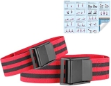 BFR Booty Bands for Women Glutes & Hip Building with Exercise Guide, Blood Flow Occlusion Training Bands, Fabric Restriction Bands for Workouts, Tone & Lift Your Butt, Squat, Thigh, Fitness