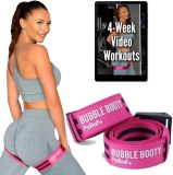 Blood Flow Restriction Bands for Women Glutes with 4-Week Booty Bands Exercise Guide, Bfr Booty Occlusion Bands for Women, Booty Bands Legs and Butt, Blood Restriction Workout Bands for Squats